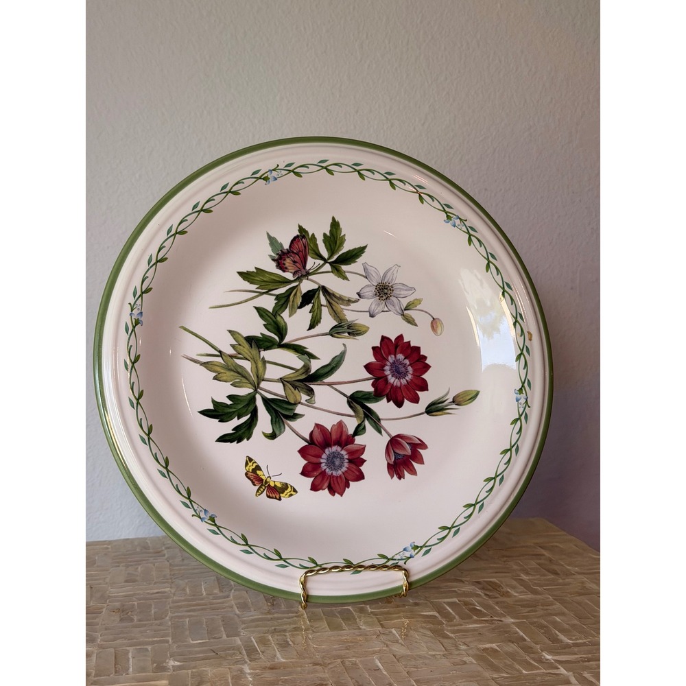 Villeroy & Boch Althea Nova Dinner Plate Botanical Flower Butterfly 10.5 Inch